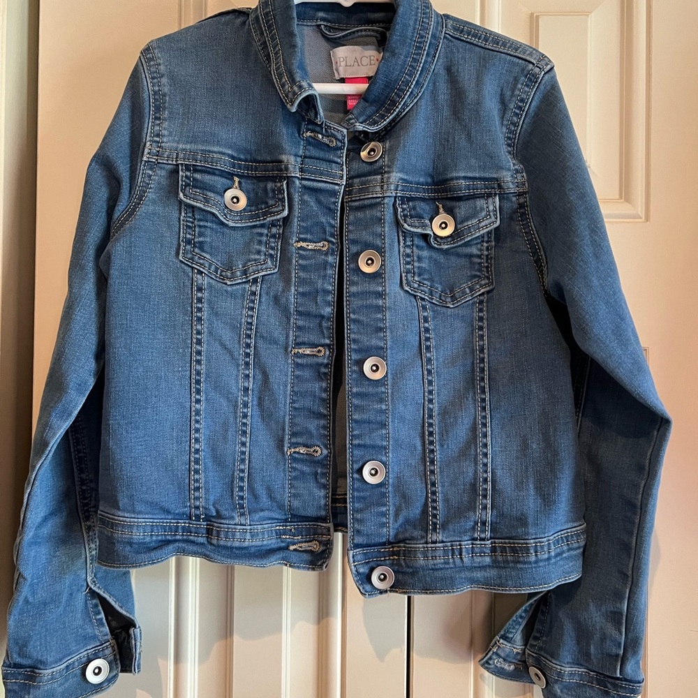 The Children's Place 7/8 size Medium Blue Denim Jean Jacket